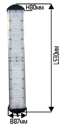 Светильник светодиодный консольный mobilux
СКУ02-2х60 (120Вт)
